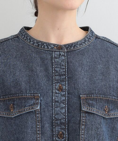 SHOO・LA・RUE / シューラルー ミニ丈・ひざ丈ワンピース | 【ライトオンスデニム】ロングシャツワンピース | 詳細15