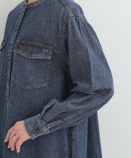 SHOO・LA・RUE / シューラルー ミニ丈・ひざ丈ワンピース | 【ライトオンスデニム】ロングシャツワンピース | 詳細16