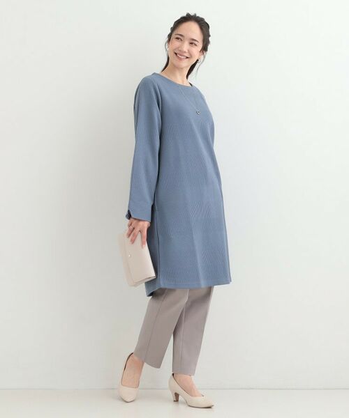 SHOO・LA・RUE / シューラルー チュニック | ラインジャカードAラインチュニックワンピース | 詳細11