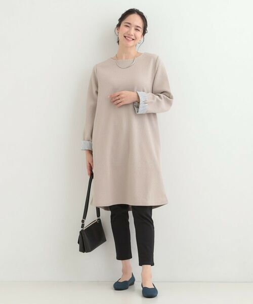 SHOO・LA・RUE / シューラルー チュニック | ラインジャカードAラインチュニックワンピース | 詳細7