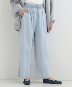 SHOO・LA・RUE / シューラルー デニムパンツ | 【ライトオンスデニム】着丈が選べる イージーワイドパンツ
