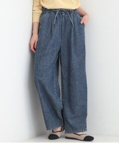 SHOO・LA・RUE / シューラルー デニムパンツ | 【ライトオンスデニム】着丈が選べる イージーワイドパンツ