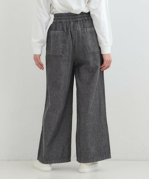 SHOO・LA・RUE / シューラルー デニムパンツ | 【ライトオンスデニム】着丈が選べる イージーワイドパンツ | 詳細10