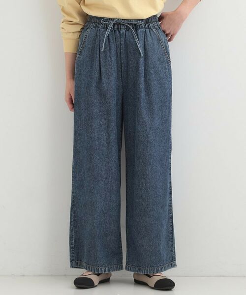 SHOO・LA・RUE / シューラルー デニムパンツ | 【ライトオンスデニム】着丈が選べる イージーワイドパンツ | 詳細13