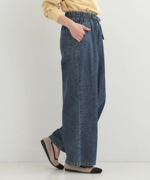 SHOO・LA・RUE / シューラルー デニムパンツ | 【ライトオンスデニム】着丈が選べる イージーワイドパンツ | 詳細14