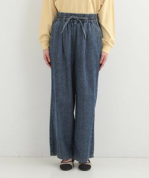 SHOO・LA・RUE / シューラルー デニムパンツ | 【ライトオンスデニム】着丈が選べる イージーワイドパンツ | 詳細17