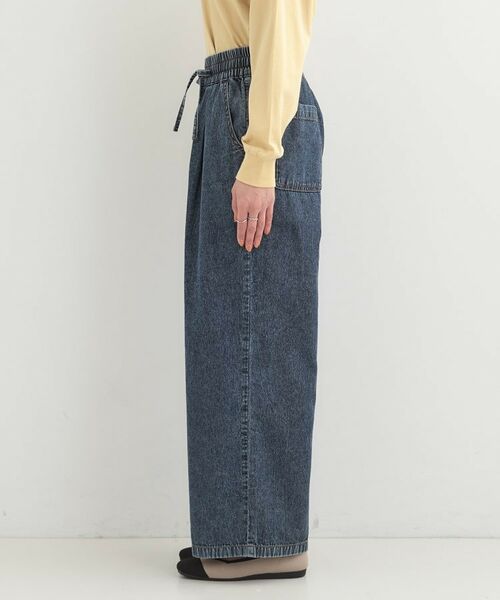SHOO・LA・RUE / シューラルー デニムパンツ | 【ライトオンスデニム】着丈が選べる イージーワイドパンツ | 詳細18