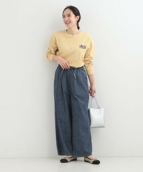 SHOO・LA・RUE / シューラルー デニムパンツ | 【着丈が選べる】ライトオンスデニムイージーワイドパンツ | 詳細24