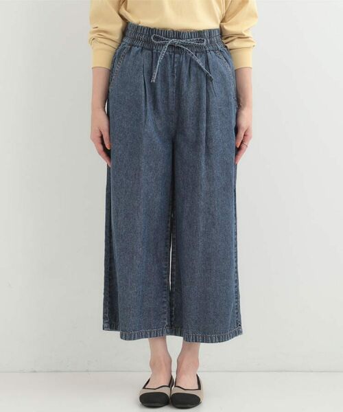 SHOO・LA・RUE / シューラルー デニムパンツ | 【着丈が選べる】ライトオンスデニムイージーワイドパンツ | 詳細30