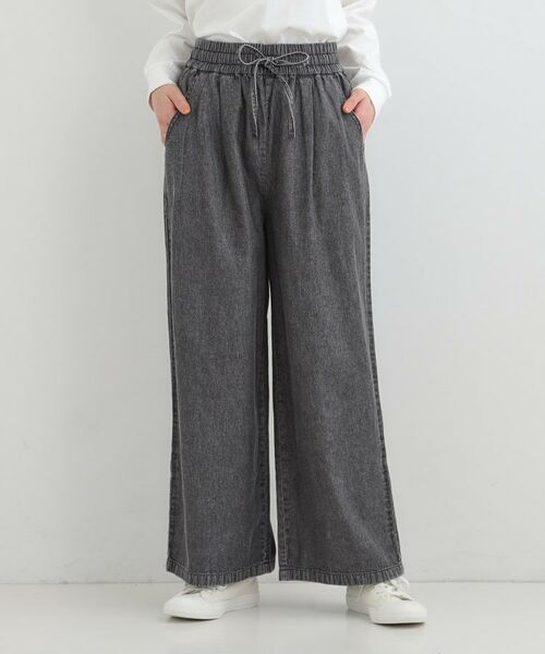 SHOO・LA・RUE / シューラルー デニムパンツ | 【ライトオンスデニム】着丈が選べる イージーワイドパンツ | 詳細9