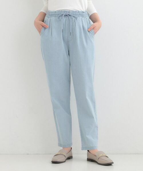 SHOO・LA・RUE / シューラルー デニムパンツ | 【ライトオンスデニム】イージーテーパードパンツ | 詳細9