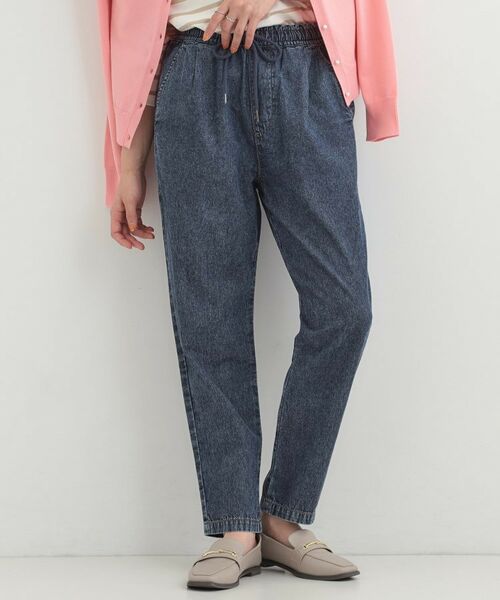 SHOO・LA・RUE / シューラルー デニムパンツ | 【ライトオンスデニム】イージーテーパードパンツ(ブルー(093))