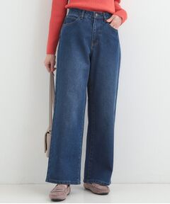 SHOO・LA・RUE / シューラルー デニムパンツ | 【SHOO WARM】あったか裏微起毛デニムワイドパンツ