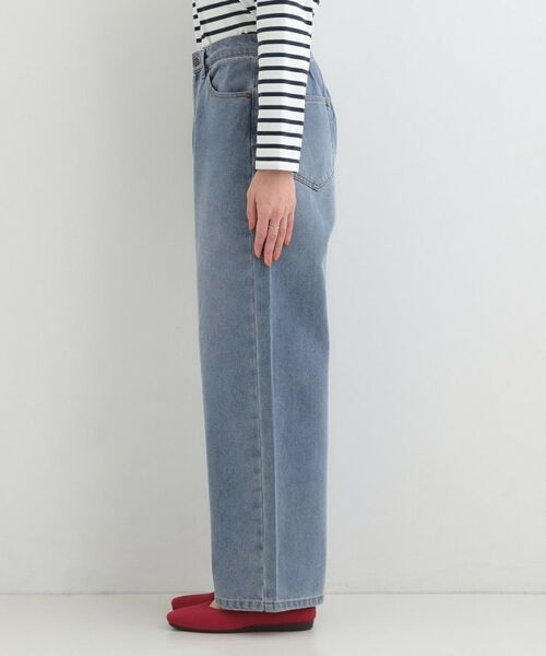 SHOO・LA・RUE / シューラルー デニムパンツ | 【SHOO WARM】あったか裏微起毛デニムワイドパンツ | 詳細10