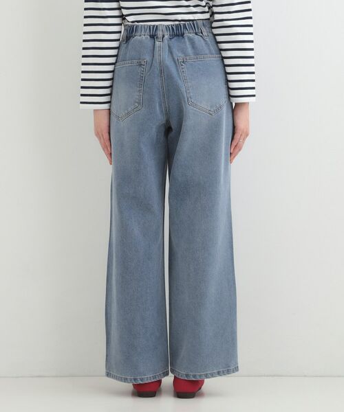 SHOO・LA・RUE / シューラルー デニムパンツ | 【SHOO WARM】あったか裏微起毛デニムワイドパンツ | 詳細11