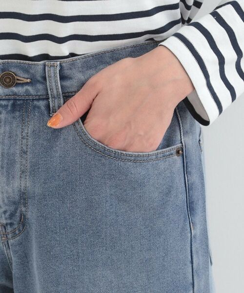 SHOO・LA・RUE / シューラルー デニムパンツ | 【SHOO WARM】あったか裏微起毛デニムワイドパンツ | 詳細15