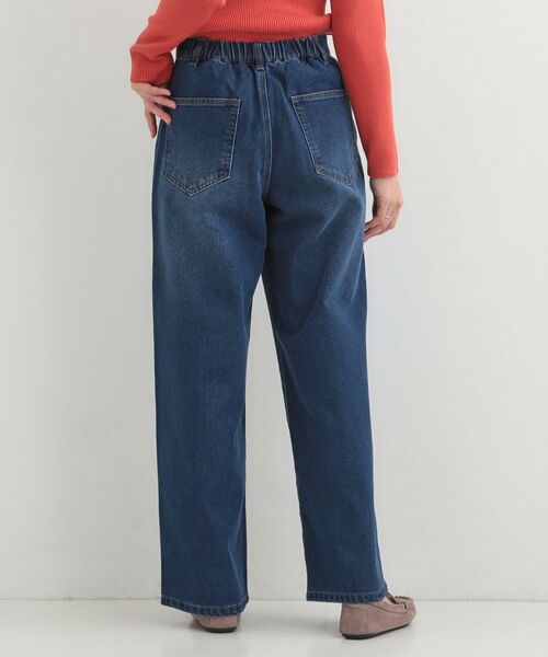 SHOO・LA・RUE / シューラルー デニムパンツ | 【SHOO WARM】あったか裏微起毛デニムワイドパンツ | 詳細2