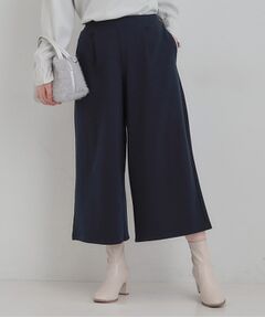 SHOO・LA・RUE / シューラルー ショート・ハーフ・半端丈パンツ | あったか裏起毛ポンチガウチョパンツ