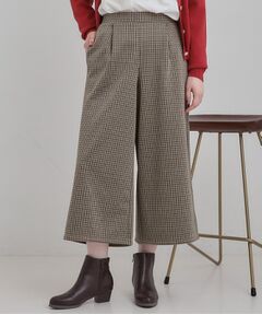 SHOO・LA・RUE / シューラルー ショート・ハーフ・半端丈パンツ | あったか裏起毛ポンチガウチョパンツ