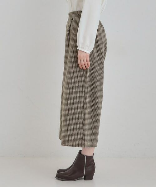 SHOO・LA・RUE / シューラルー ショート・ハーフ・半端丈パンツ | あったか裏起毛ポンチガウチョパンツ | 詳細10