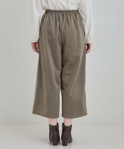 SHOO・LA・RUE / シューラルー ショート・ハーフ・半端丈パンツ | あったか裏起毛ポンチガウチョパンツ | 詳細11