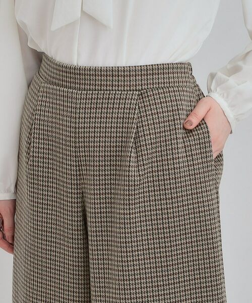 SHOO・LA・RUE / シューラルー ショート・ハーフ・半端丈パンツ | あったか裏起毛ポンチガウチョパンツ | 詳細14