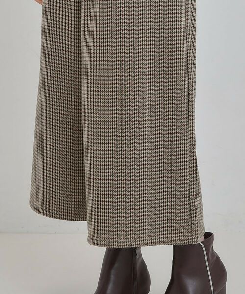 SHOO・LA・RUE / シューラルー ショート・ハーフ・半端丈パンツ | あったか裏起毛ポンチガウチョパンツ | 詳細15