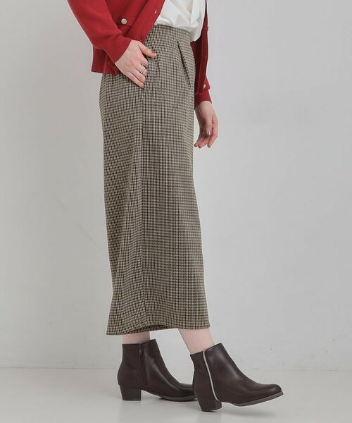 SHOO・LA・RUE / シューラルー ショート・ハーフ・半端丈パンツ | あったか裏起毛ポンチガウチョパンツ | 詳細6