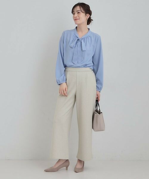 SHOO・LA・RUE / シューラルー パンツ | あったかカットツイルワイドパンツ | 詳細11