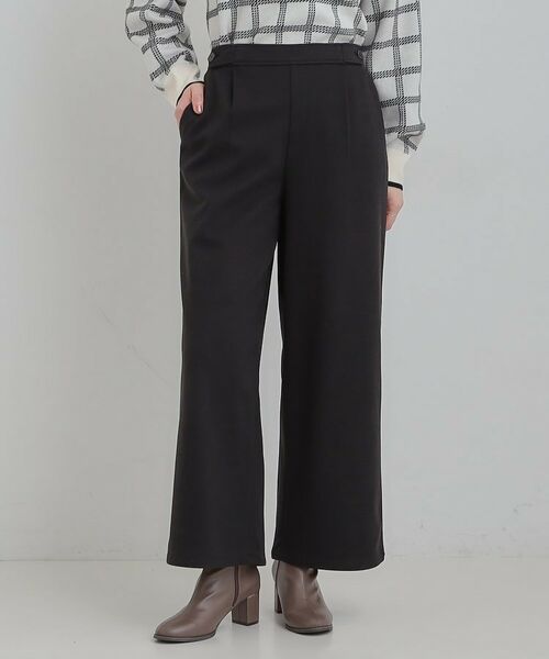 SHOO・LA・RUE / シューラルー パンツ | あったかカットツイルワイドパンツ | 詳細5