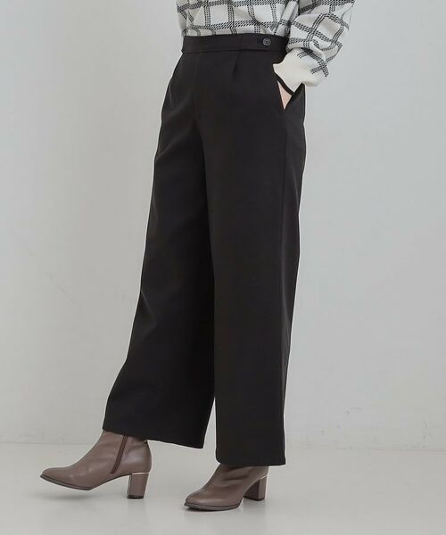 SHOO・LA・RUE / シューラルー パンツ | あったかカットツイルワイドパンツ | 詳細6