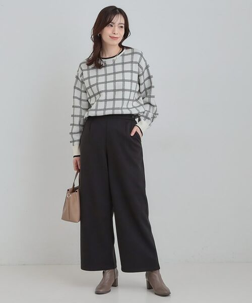 SHOO・LA・RUE / シューラルー パンツ | あったかカットツイルワイドパンツ | 詳細7