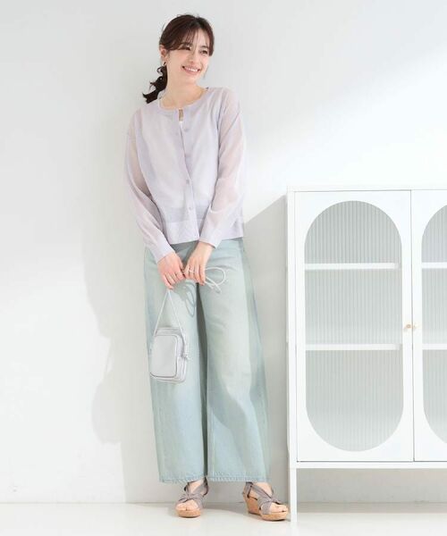 SHOO・LA・RUE / シューラルー デニムパンツ | 【SHOO・LA・RUE DENIM】体型カバーにも バギーデニムワイドパンツ | 詳細23
