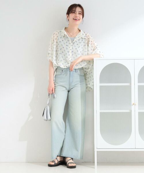 SHOO・LA・RUE / シューラルー デニムパンツ | 【SHOO・LA・RUE DENIM】体型カバーにも バギーデニムワイドパンツ | 詳細24
