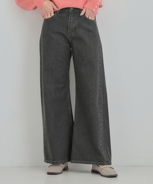 SHOO・LA・RUE / シューラルー デニムパンツ | 【SHOO・LA・RUE DENIM】バギーワイドパンツ【CIRCRIC】(ブラック(019))