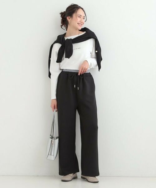 SHOO・LA・RUE / シューラルー パンツ | なめらかタッチダンボール レイヤードパンツ | 詳細3