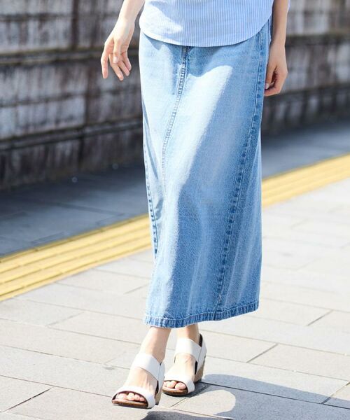 SHOO・LA・RUE / シューラルー デニムスカート | 【SHOO・LA・RUE DENIM】シンプルだから使いやすい Aラインスカート | 詳細20