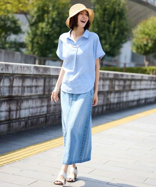 SHOO・LA・RUE / シューラルー デニムスカート | 【SHOO・LA・RUE DENIM】シンプルだから使いやすい Aラインスカート | 詳細22