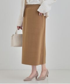 SHOO・LA・RUE / シューラルー ロング・マキシ丈スカート | 【洗える／毛玉になりにくい】ニットナロースカート