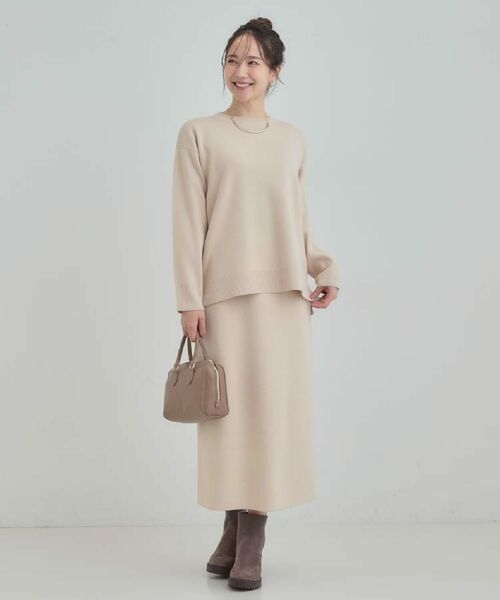 SHOO・LA・RUE / シューラルー ロング・マキシ丈スカート | 【洗える/セットアップ可/毛玉になりにくい】ニットナロースカート | 詳細21