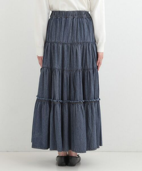 SHOO・LA・RUE / シューラルー デニムスカート | 【ライトオンスデニム】ティアードロングスカート | 詳細15