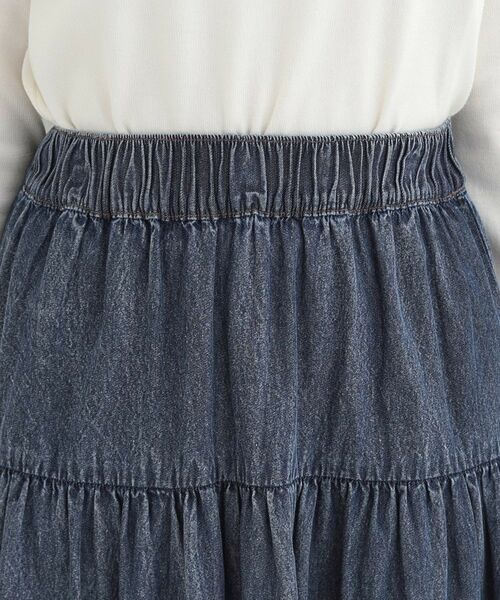 SHOO・LA・RUE / シューラルー デニムスカート | 【ライトオンスデニム】ティアードロングスカート | 詳細16
