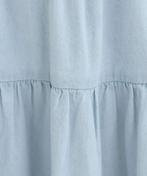 SHOO・LA・RUE / シューラルー デニムスカート | 【ライトオンスデニム】ティアードロングスカート | 詳細8