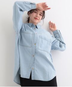 SHOO・LA・RUE / シューラルー シャツ・ブラウス | 【ライトオンスデニム】BIGポケットシャツ【CIRCRIC】
