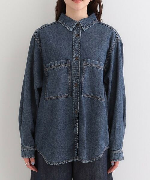 SHOO・LA・RUE / シューラルー シャツ・ブラウス | 【ライトオンスデニム】BIGポケットシャツ【CIRCRIC】 | 詳細13
