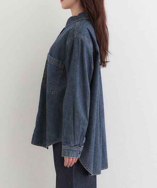 SHOO・LA・RUE / シューラルー シャツ・ブラウス | 【ライトオンスデニム】BIGポケットシャツ【CIRCRIC】 | 詳細14