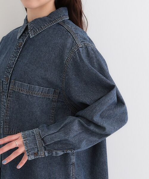 SHOO・LA・RUE / シューラルー シャツ・ブラウス | 【ライトオンスデニム】BIGポケットシャツ【CIRCRIC】 | 詳細17