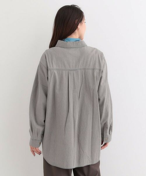 SHOO・LA・RUE / シューラルー シャツ・ブラウス | 【ライトオンスデニム】BIGポケットシャツ【CIRCRIC】 | 詳細2