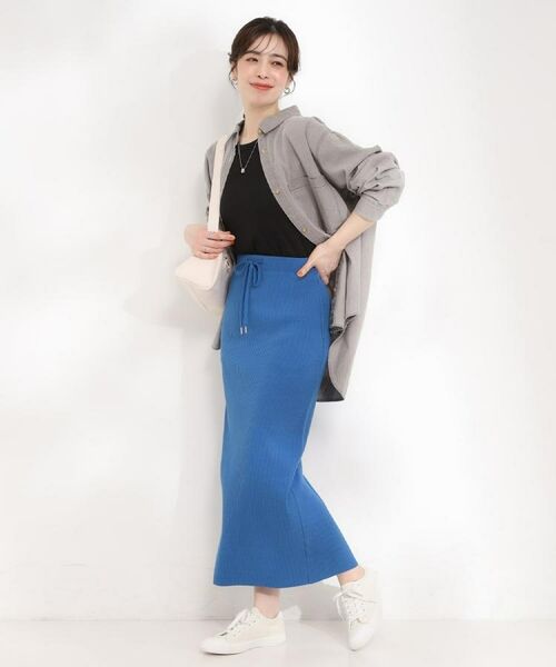 SHOO・LA・RUE / シューラルー シャツ・ブラウス | 【洗濯機可/体型カバー】こなれ感をプラスする BIGポケットやわらかデニムシャツ | 詳細25