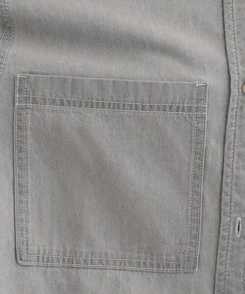 SHOO・LA・RUE / シューラルー シャツ・ブラウス | 【ライトオンスデニム】BIGポケットシャツ【CIRCRIC】 | 詳細4